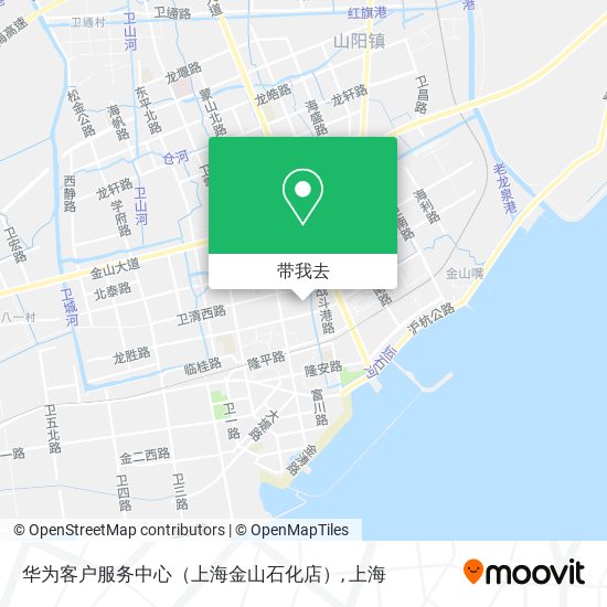 华为客户服务中心（上海金山石化店）地图