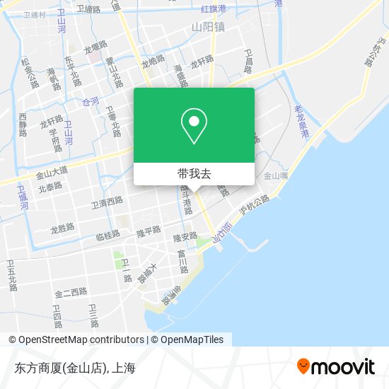 东方商厦(金山店)地图
