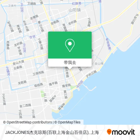 JACKJONES杰克琼斯(百联上海金山百倍店)地图