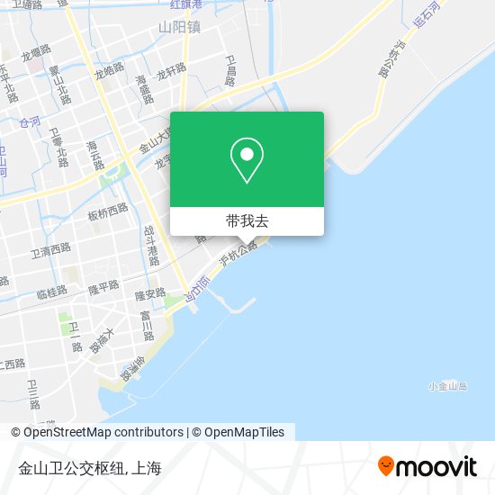 金山卫公交枢纽地图