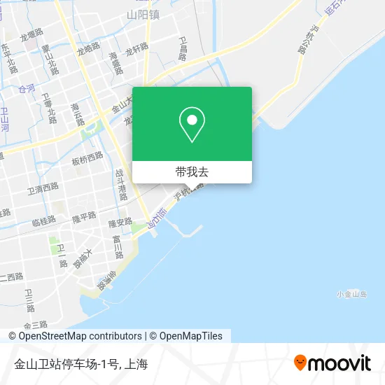 金山卫站停车场-1号地图