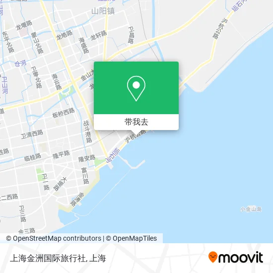 上海金洲国际旅行社地图