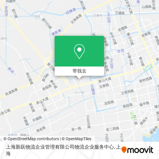 上海新跃物流企业管理有限公司物流企业服务中心地图