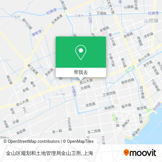 金山区规划和土地管理局金山卫所地图