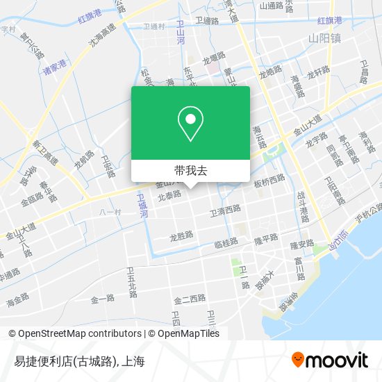 易捷便利店(古城路)地图