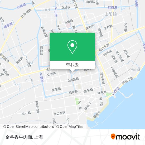 金谷香牛肉面地图