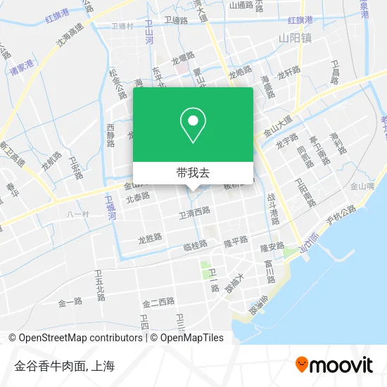 金谷香牛肉面地图