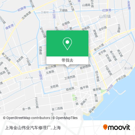 上海金山伟业汽车修理厂地图