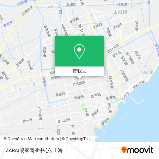 ZARA(易家商业中心)地图