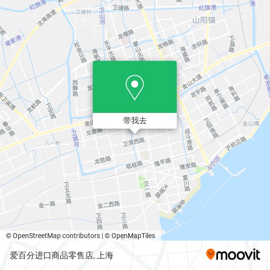 爱百分进口商品零售店地图
