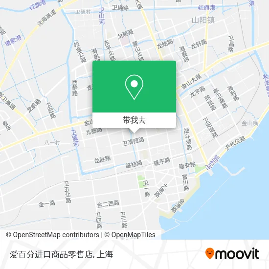爱百分进口商品零售店地图