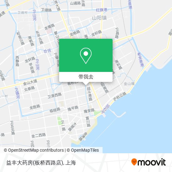 益丰大药房(板桥西路店)地图