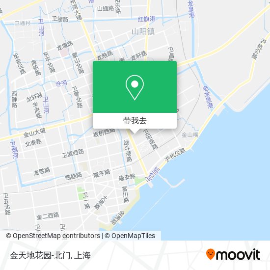 金天地花园-北门地图