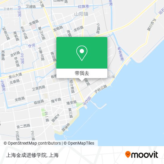 上海金成进修学院地图
