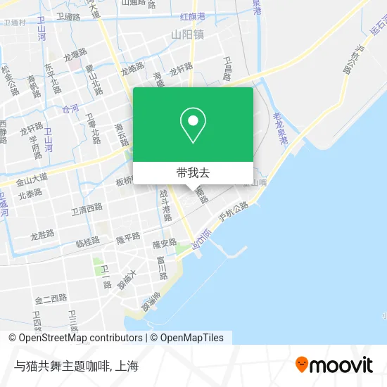 与猫共舞主题咖啡地图