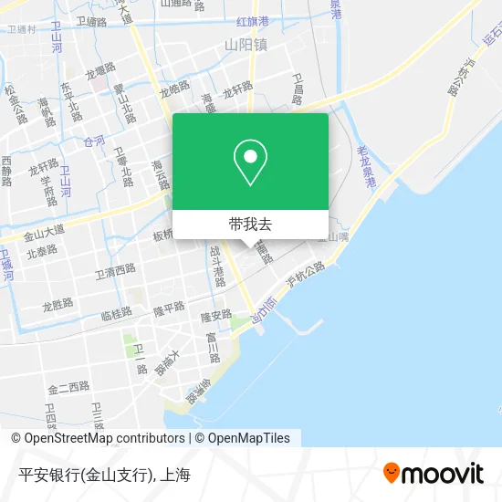 平安银行(金山支行)地图