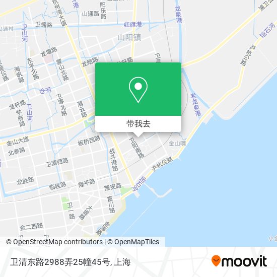 卫清东路2988弄25幢45号地图