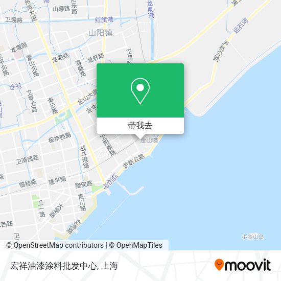 宏祥油漆涂料批发中心地图