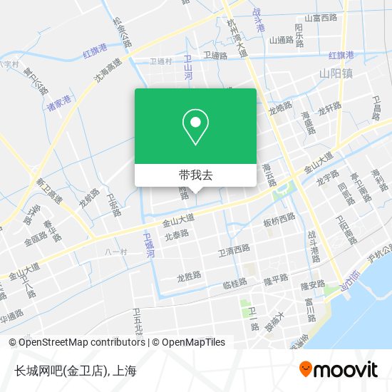 长城网吧(金卫店)地图