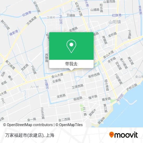 万家福超市(农建店)地图