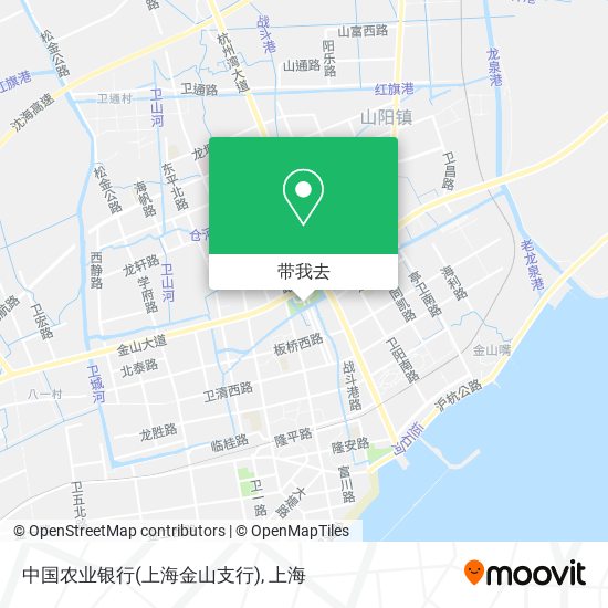 中国农业银行(上海金山支行)地图