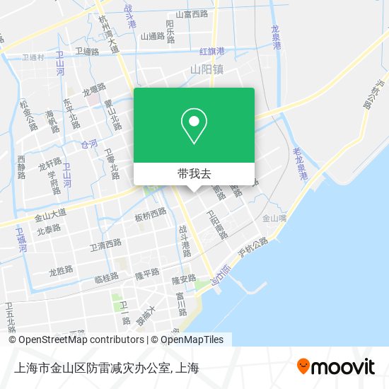 上海市金山区防雷减灾办公室地图