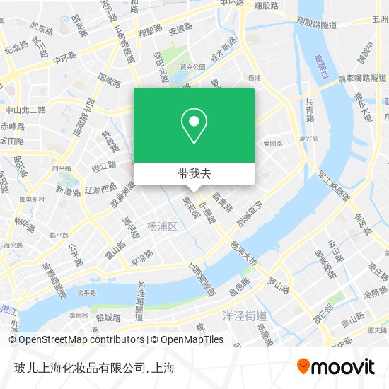 玻儿上海化妆品有限公司地图