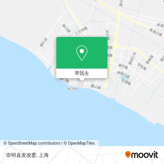 崇明县发改委地图