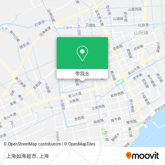 上海如海超市地图