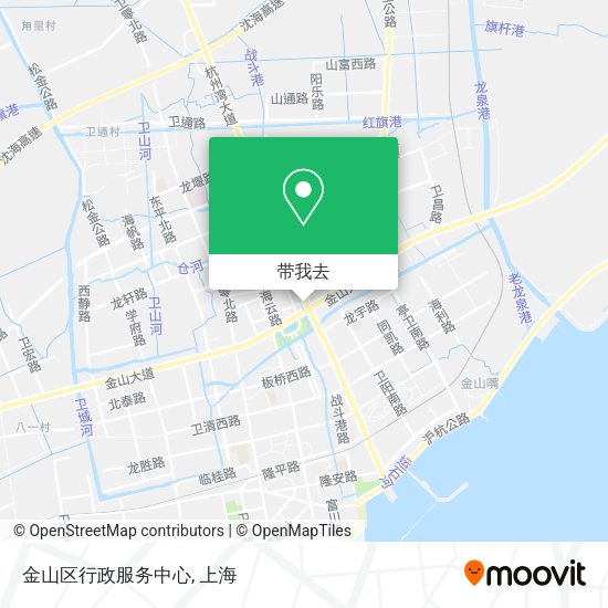 金山区行政服务中心地图