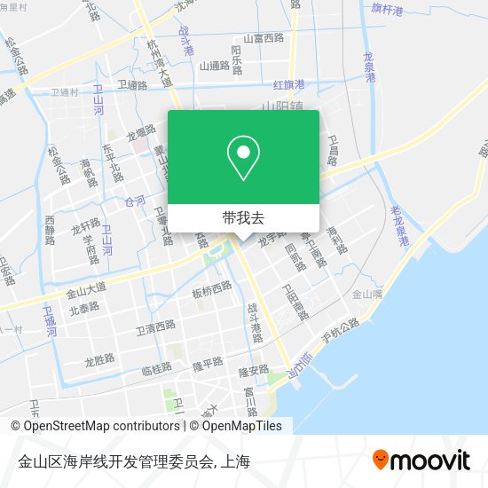 金山区海岸线开发管理委员会地图