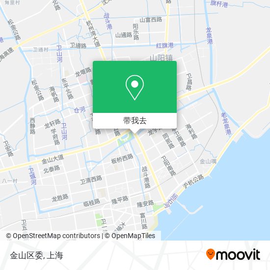 金山区委地图