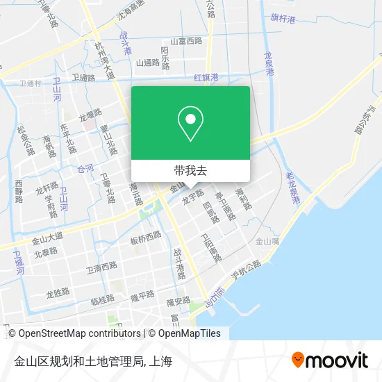 金山区规划和土地管理局地图