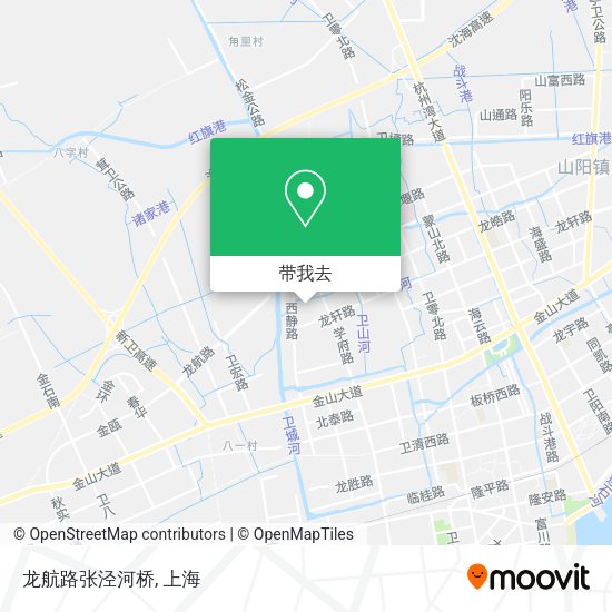 龙航路张泾河桥地图