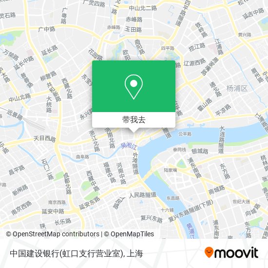 中国建设银行(虹口支行营业室)地图