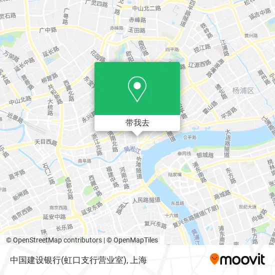 中国建设银行(虹口支行营业室)地图