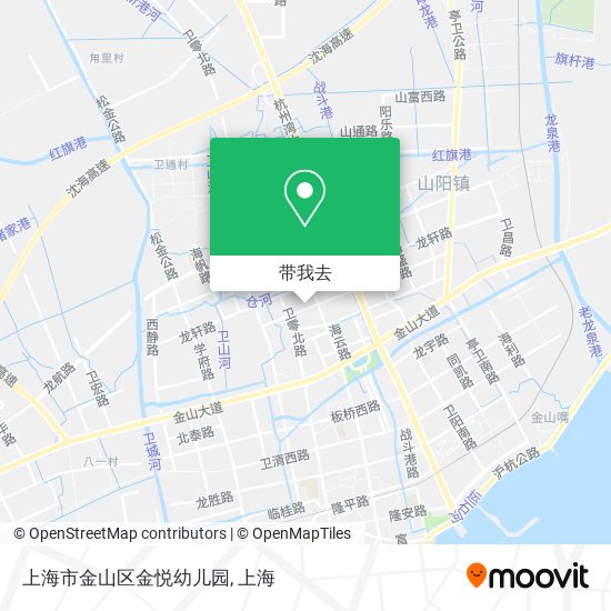 上海市金山区金悦幼儿园地图