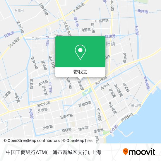 中国工商银行ATM(上海市新城区支行)地图