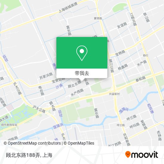 顾北东路188弄地图
