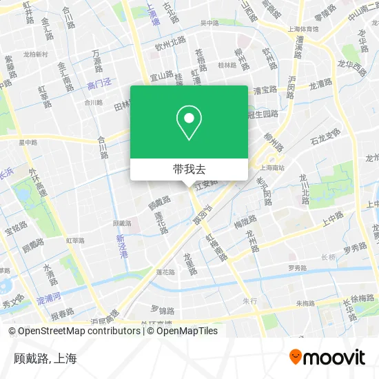 顾戴路地图