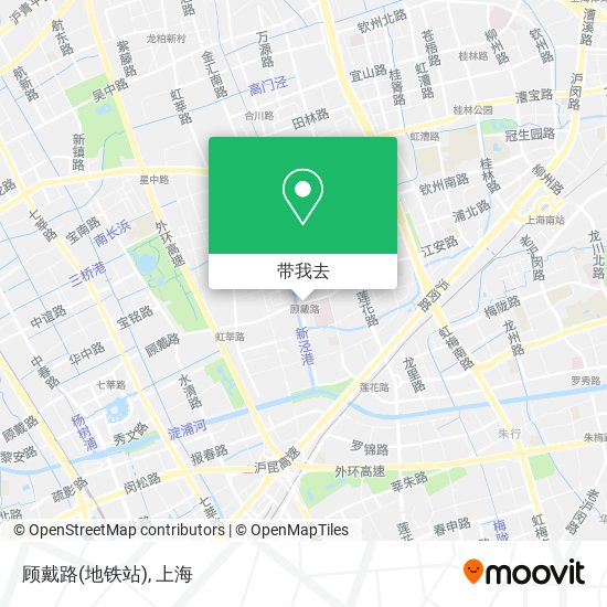 顾戴路(地铁站)地图