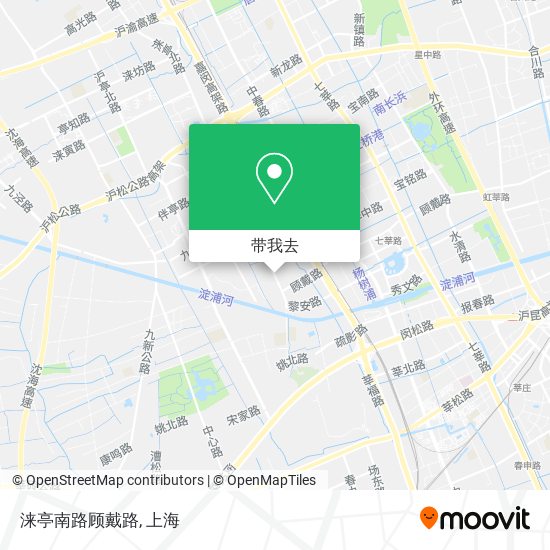 涞亭南路顾戴路地图