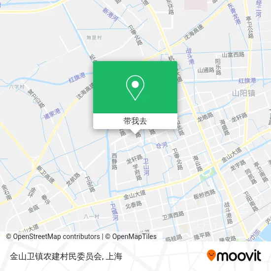 金山卫镇农建村民委员会地图