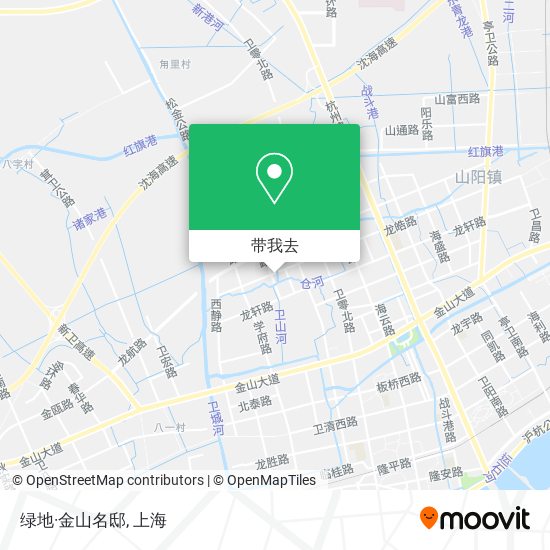 绿地·金山名邸地图