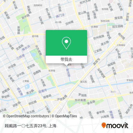 顾戴路一〇七五弄23号地图