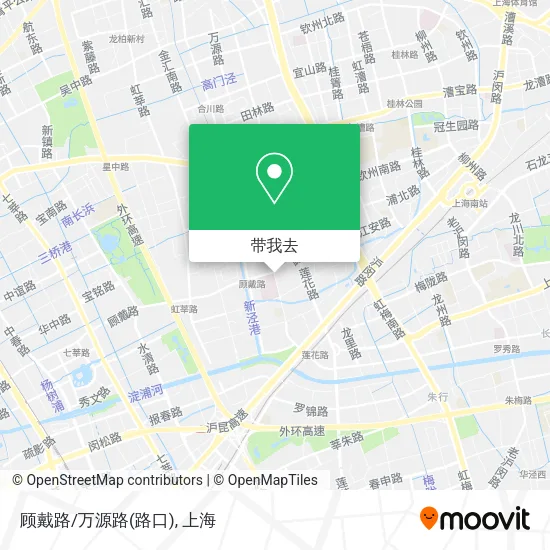 顾戴路/万源路(路口)地图