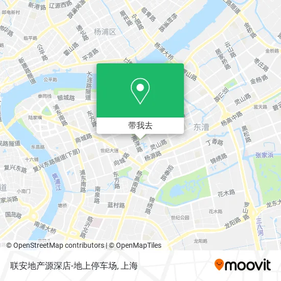 联安地产源深店-地上停车场地图