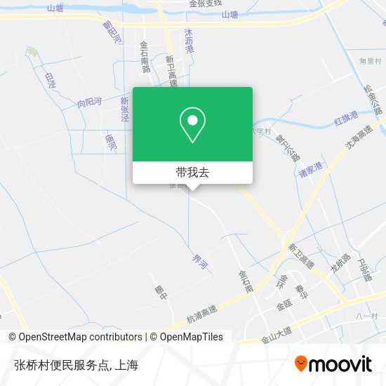 张桥村便民服务点地图