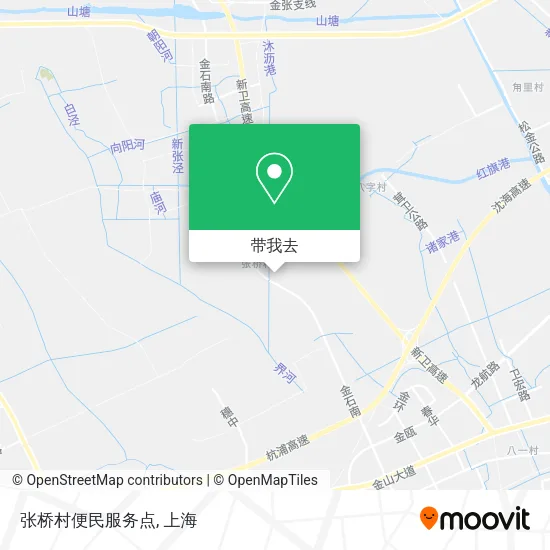 张桥村便民服务点地图