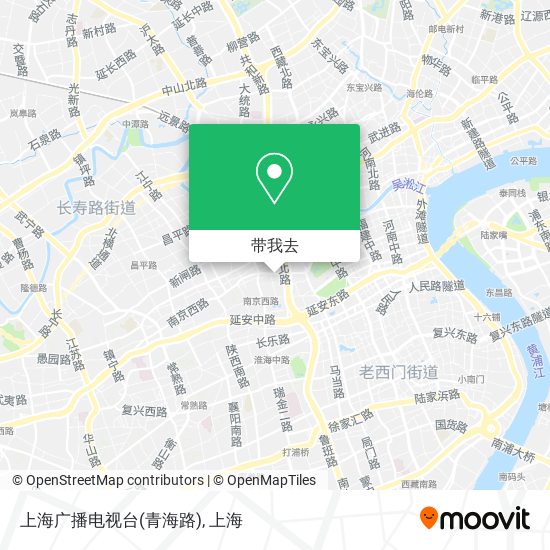 上海广播电视台(青海路)地图